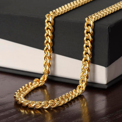 To My Man Necklace - Cuban Chain Necklace for Boyfriend, Husband, or Fiancé | Perfect Gift for Him | Christmas & Valentine's Day Gift for Boyfriend, Husband, or Fiancé 2