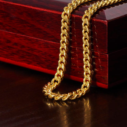 To My Man Necklace - Cuban Chain Necklace for Boyfriend, Husband, or Fiancé | Perfect Gift for Him | Christmas & Valentine's Day Gift for Boyfriend, Husband, or Fiancé 2