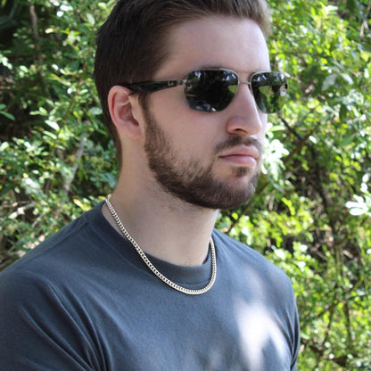 To My Man Necklace - Cuban Chain Necklace for Boyfriend, Husband, or Fiancé | Perfect Gift for Him | Christmas & Valentine's Day Gift for Boyfriend, Husband, or Fiancé