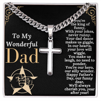 to my wonderful dad