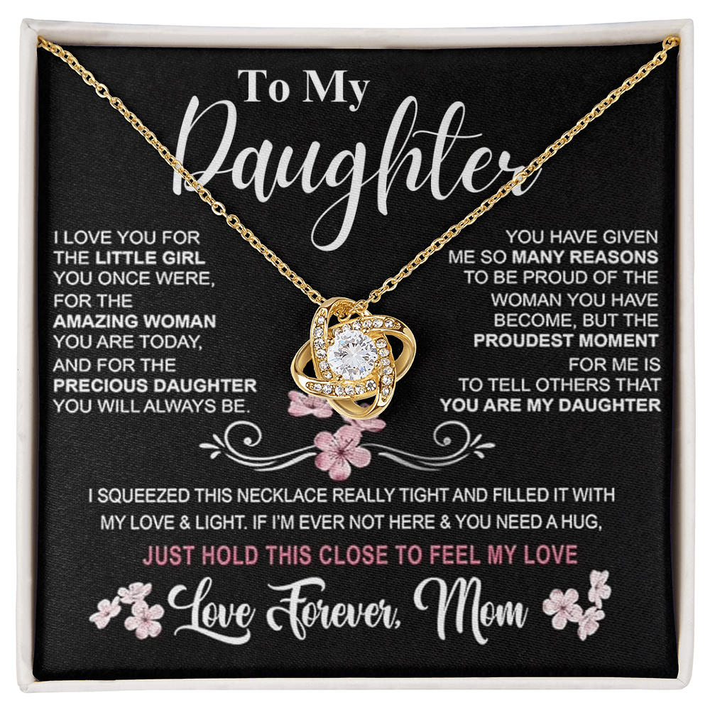 To my daughter love knot walmart