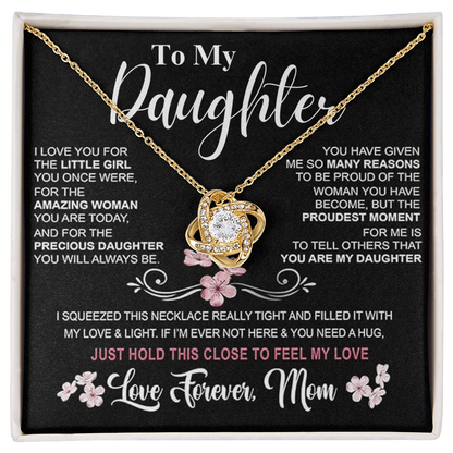 To my daughter love knot walmart