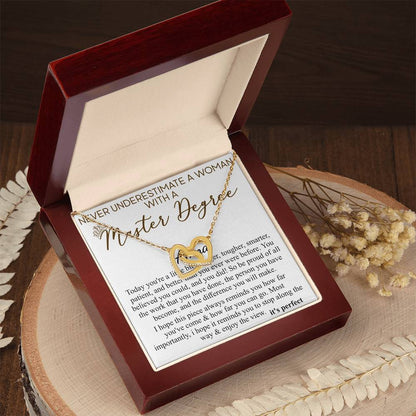 Masters Graduation Gift, Grad Gift for Her, Masters Degree Graduation, Graduation Gift Masters, Master Degree Necklace, MS MA Degree Gift Amna