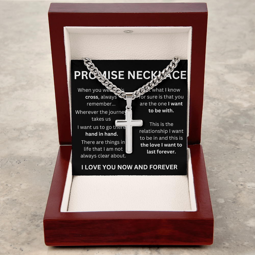 promise necklace cuban cross necklace 2026