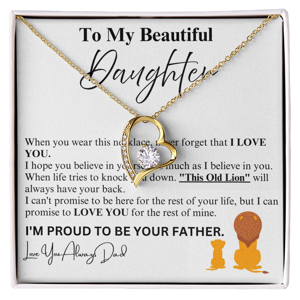 To My Beautiful Daughter Lion