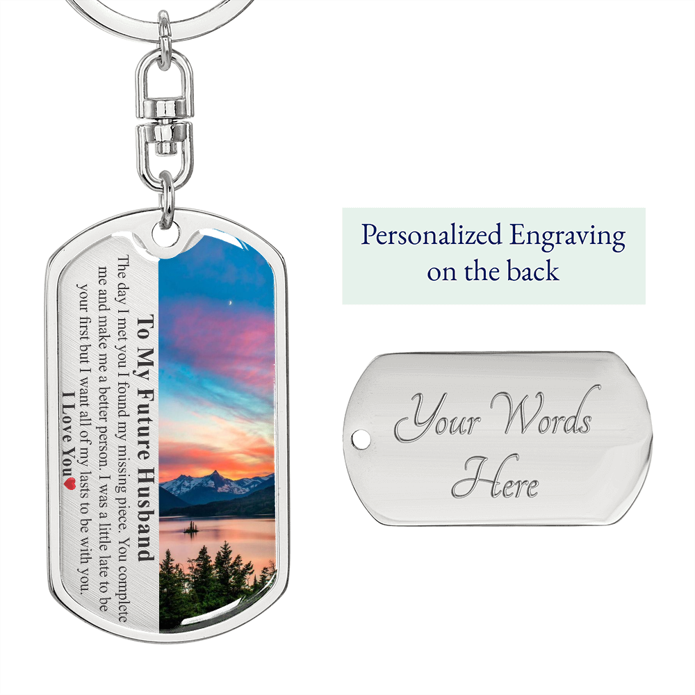 Fiance Gift For Him, Future Husband Gift, Engagement Gift For Him, Fiance Birthday Gift, Gift For Fiance Male, Future Husband Keychain #0942