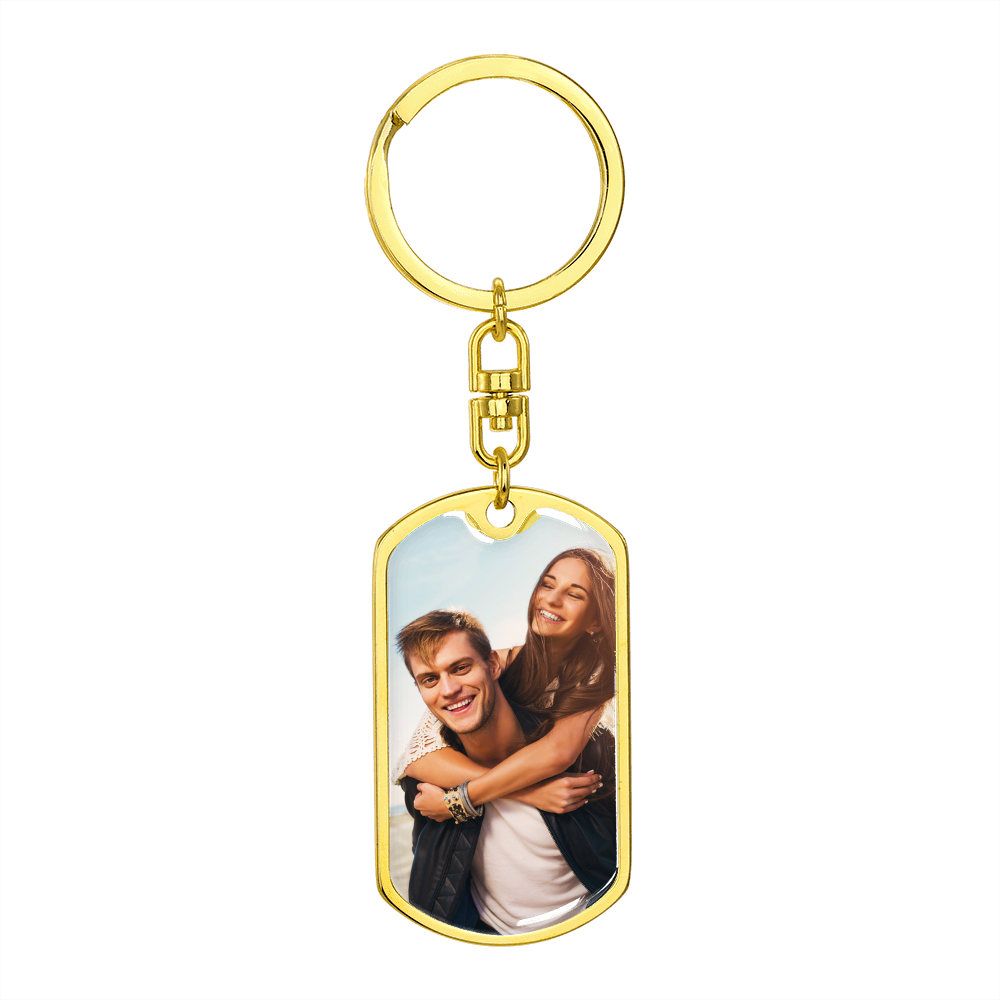 Personalized Photo Keychain For Husband, Custom Photo Keychain, Photo Keychain Engraved,Photograph Keychain,Picture Keychain Boyfriend #0936