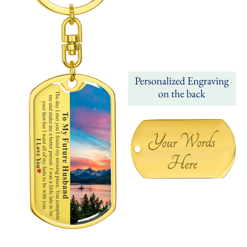 Fiance Gift For Him, Future Husband Gift, Engagement Gift For Him, Fiance Birthday Gift, Gift For Fiance Male, Future Husband Keychain #0942