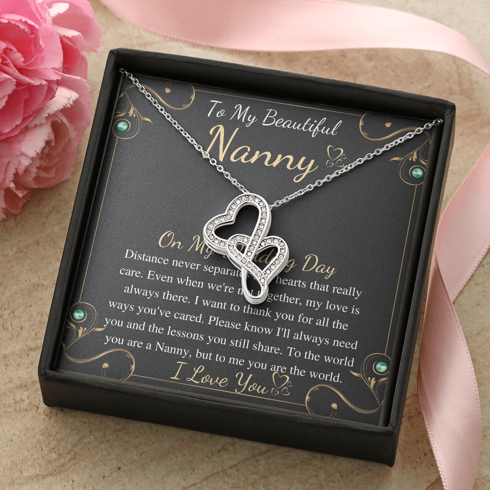Gift To My Nanny On My Wedding Day, Gift From Bride To Grandmother On Wedding Day, Present For Nana For Granddaughter Wedding, Keepsake gift