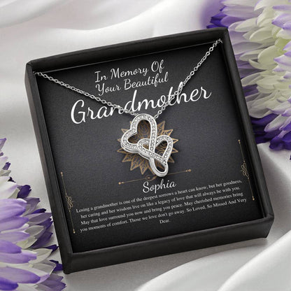 Memorial gift Grandmother Loss of Grandma In Memory of Grandma Sorry for your loss of loved one condolence gift, bereavement gift