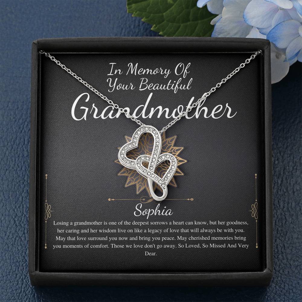 Memorial gift Grandmother Loss of Grandma In Memory of Grandma Sorry for your loss of loved one condolence gift, bereavement gift