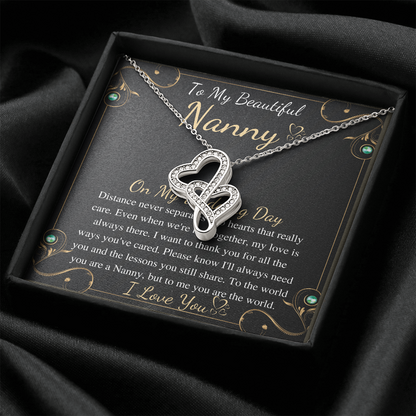 Gift To My Nanny On My Wedding Day, Gift From Bride To Grandmother On Wedding Day, Present For Nana For Granddaughter Wedding, Keepsake gift