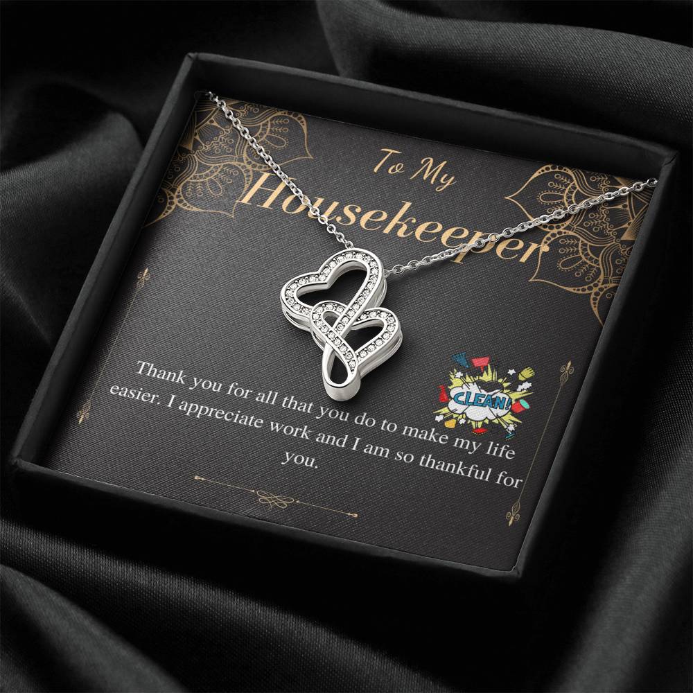 Housekeeper Gift, Housekeeper Necklace, Housekeeper Jewelry, Housekeeper Thank You,Housekeeper Appreciation,Housekeeper Christmas Gift #0749
