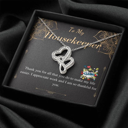 Housekeeper Gift, Housekeeper Necklace, Housekeeper Jewelry, Housekeeper Thank You,Housekeeper Appreciation,Housekeeper Christmas Gift #0749