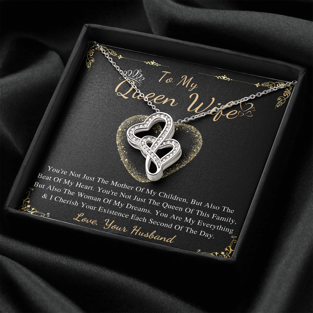 Necklace For Wife, Anniversary Gift for Wife from Husband, Wife Valentines Day Gift For Her, Wife Christmas Gift, Wife Birthday Gift,New Mom