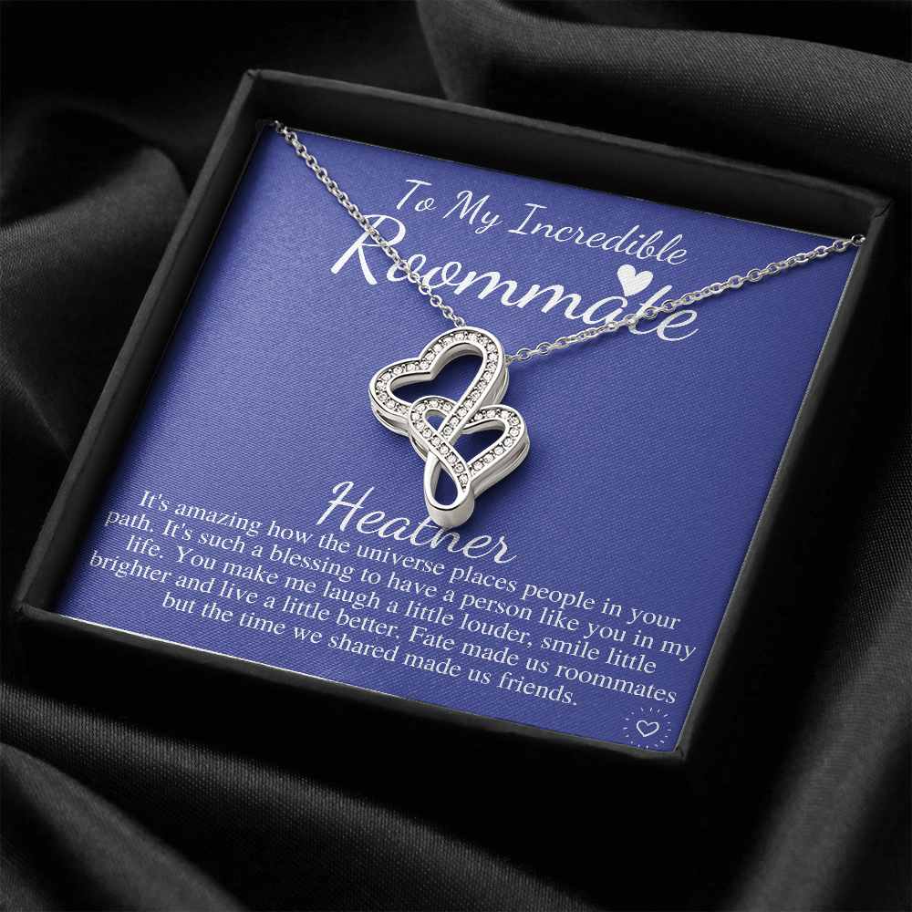 Roommate Necklace Gift, College Roommate, Roommate Necklace, Dorm Mate Gift Idea, Roomie Birthday Present, Roommate Christmas gift Heather