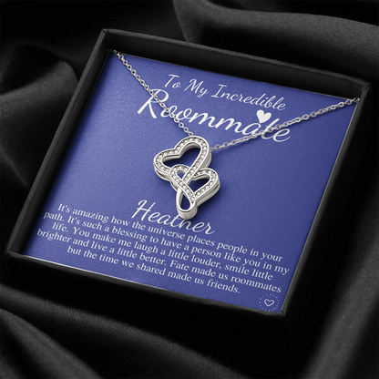Roommate Necklace Gift, College Roommate, Roommate Necklace, Dorm Mate Gift Idea, Roomie Birthday Present, Roommate Christmas gift Heather