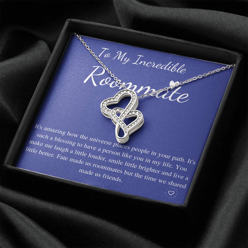 Roommate Necklace Gift, College Roommate, Roommate Necklace, Dorm Mate Gift Idea, Roomie Birthday Present, Roommate Christmas Gift #0587