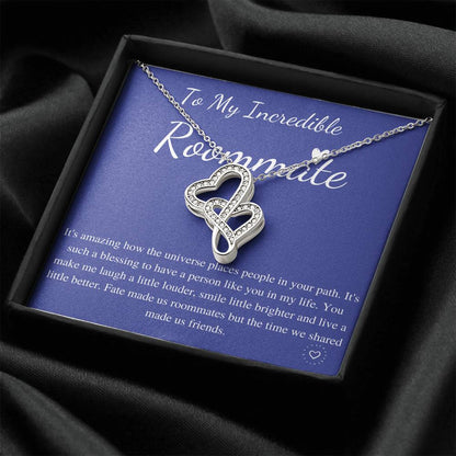 Roommate Necklace Gift, College Roommate, Roommate Necklace, Dorm Mate Gift Idea, Roomie Birthday Present, Roommate Christmas Gift #0587