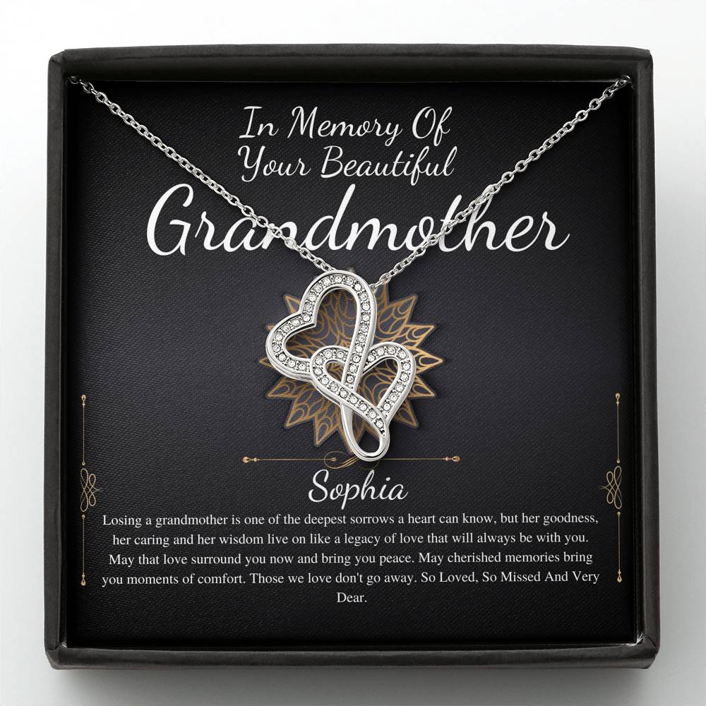 Memorial gift Grandmother Loss of Grandma In Memory of Grandma Sorry for your loss of loved one condolence gift, bereavement gift