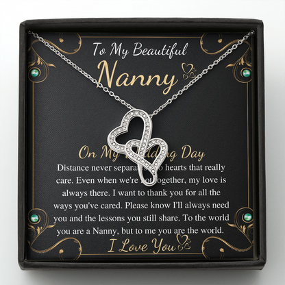 Gift To My Nanny On My Wedding Day, Gift From Bride To Grandmother On Wedding Day, Present For Nana For Granddaughter Wedding, Keepsake gift