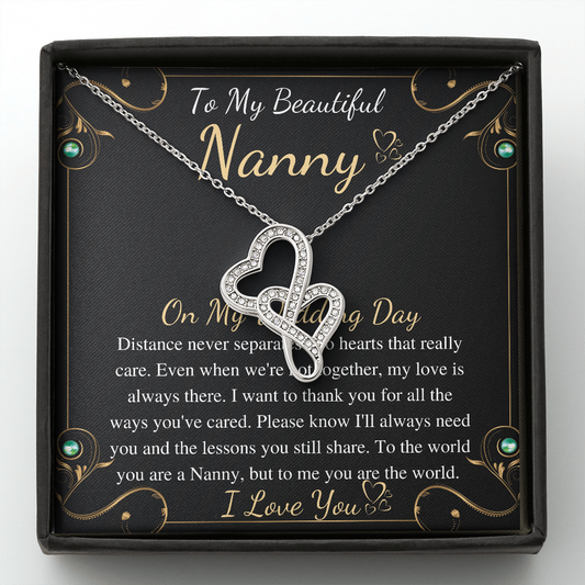 Gift To My Nanny On My Wedding Day, Gift From Bride To Grandmother On Wedding Day, Present For Nana For Granddaughter Wedding, Keepsake gift