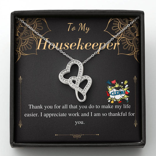 Housekeeper Gift, Housekeeper Necklace, Housekeeper Jewelry, Housekeeper Thank You,Housekeeper Appreciation,Housekeeper Christmas Gift #0749