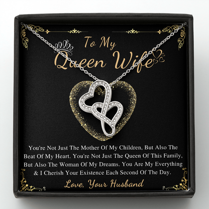 Necklace For Wife, Anniversary Gift for Wife from Husband, Wife Valentines Day Gift For Her, Wife Christmas Gift, Wife Birthday Gift,New Mom