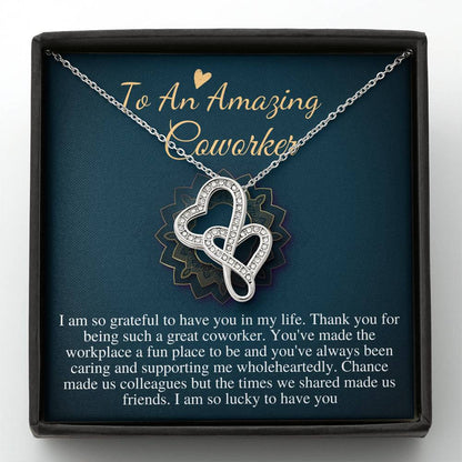 Coworker Gift, Farewell Gift for Coworker, Going Away Gift for Coworker, Coworker Birthday Gift,Christmas gifts for Coworkers Necklace #0730