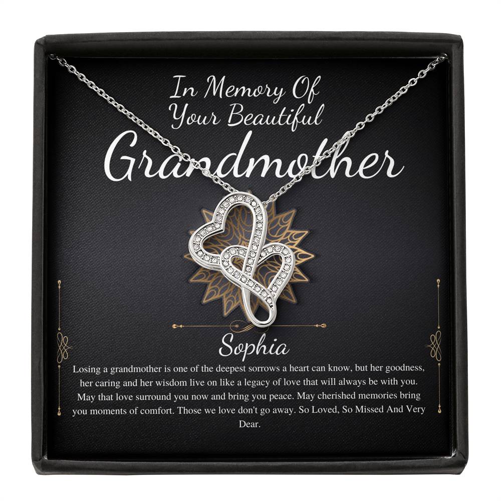 Memorial gift Grandmother Loss of Grandma In Memory of Grandma Sorry for your loss of loved one condolence gift, bereavement gift