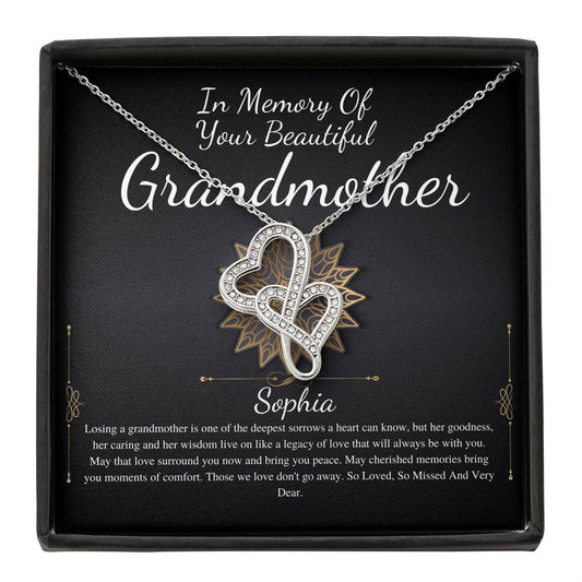 Memorial gift Grandmother Loss of Grandma In Memory of Grandma Sorry for your loss of loved one condolence gift, bereavement gift