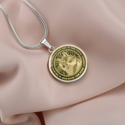 Dogecoin (DOGE) Neckalce Crypto Coin | Dogecoin Coin | Gold Dogecoin Pendant, Doge Lover, Crypto Gift For Boyfriend, Crypto Lover Gift #0931 good one