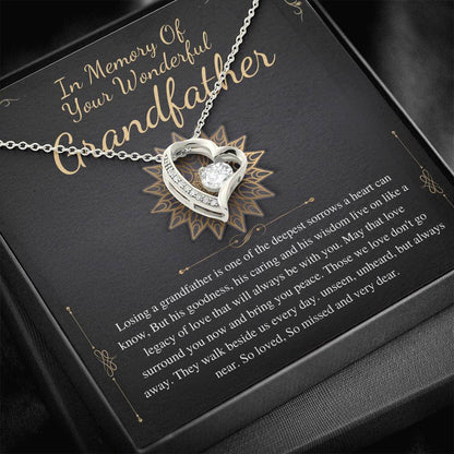 Memorial gift Grandfather Loss of Grandpa In Memory of Grandpa Sorry for your loss of loved one condolence gift, bereavement gift