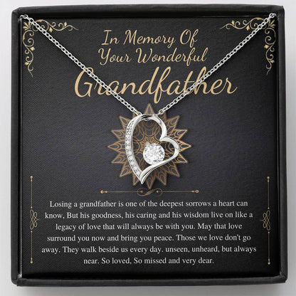 Memorial gift Grandfather Loss of Grandpa In Memory of Grandpa Sorry for your loss of loved one condolence gift, bereavement gift
