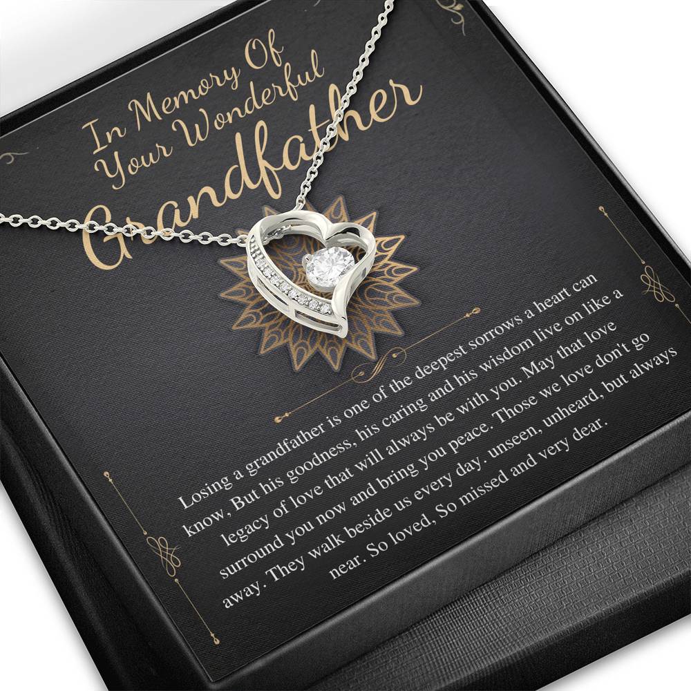 Memorial gift Grandfather Loss of Grandpa In Memory of Grandpa Sorry for your loss of loved one condolence gift, bereavement gift