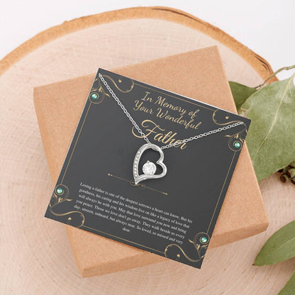 Loss of Father Gift, Dad Memorial Gift Dad condolence gift, Grief Gift, Father Remembrance Necklace, Sorry for your loss , bereavement gift