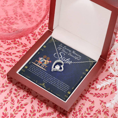 Loss of Sister Necklace, Remembrance Gift, Sister Memorial Necklace, Sister Passing Jewelry, Bereavement Gift, Grief Gift, Memory Jewelry
