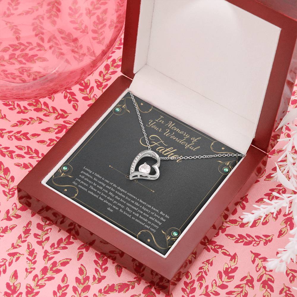 Loss of Father Gift, Dad Memorial Gift Dad condolence gift, Grief Gift, Father Remembrance Necklace, Sorry for your loss , bereavement gift