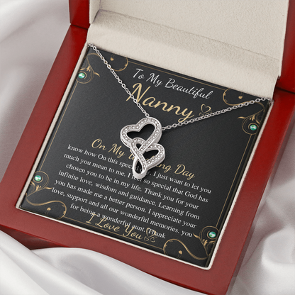 Gift To My Nanny On My Wedding Day, Gift From Bride To Grandmother On Wedding Day, Present For Nana For Granddaughter Wedding, Keepsake gift