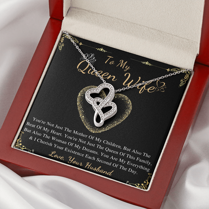 Necklace For Wife, Anniversary Gift for Wife from Husband, Wife Valentines Day Gift For Her, Wife Christmas Gift, Wife Birthday Gift,New Mom