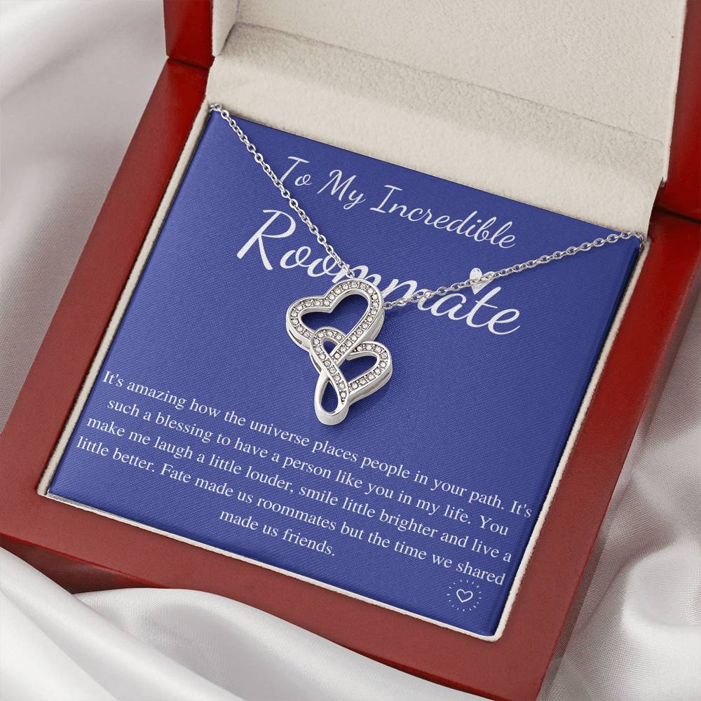 Roommate Necklace Gift, College Roommate, Roommate Necklace, Dorm Mate Gift Idea, Roomie Birthday Present, Roommate Christmas Gift #0587