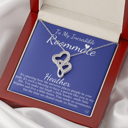 Roommate Necklace Gift, College Roommate, Roommate Necklace, Dorm Mate Gift Idea, Roomie Birthday Present, Roommate Christmas gift Heather