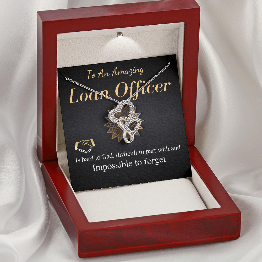Loan Officer Gift For Loan Officer Chain Necklace Christmas Gift For Loan Officer Appreciation Gift Loan Officer Thank You Gift #0885