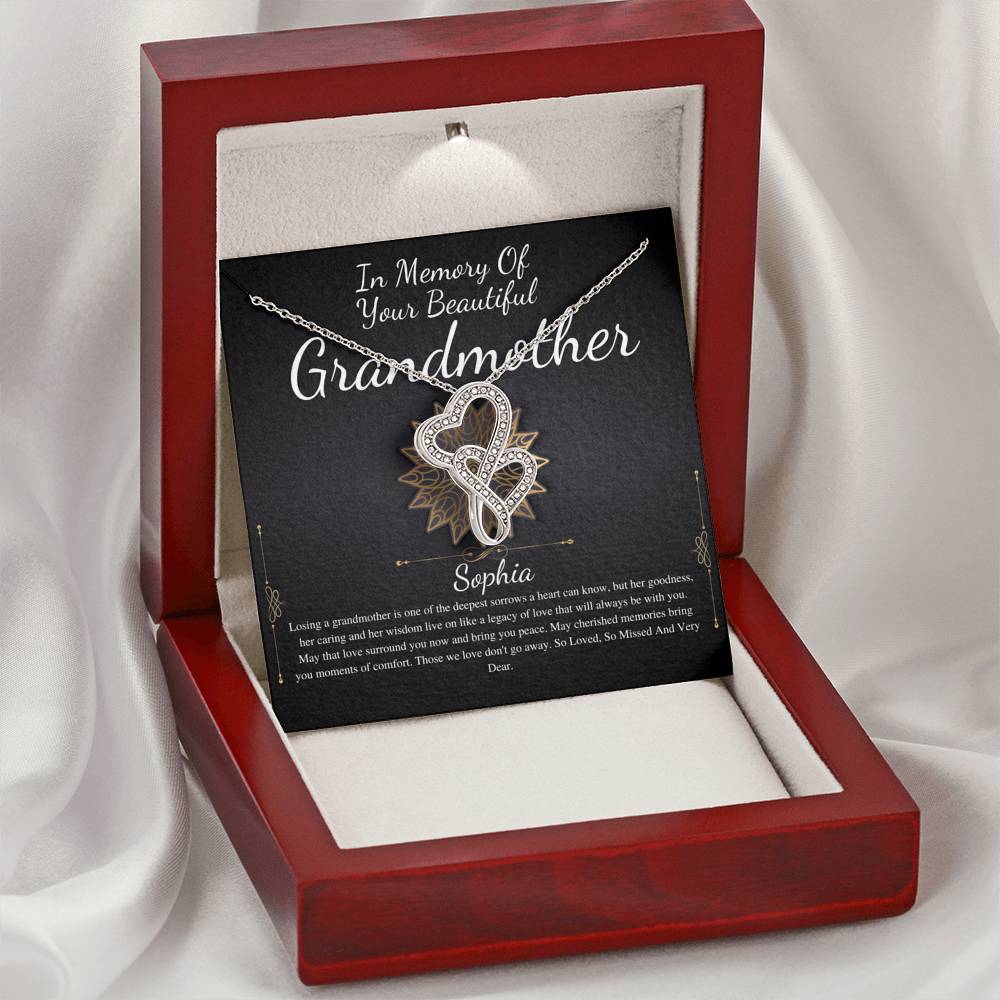 Memorial gift Grandmother Loss of Grandma In Memory of Grandma Sorry for your loss of loved one condolence gift, bereavement gift