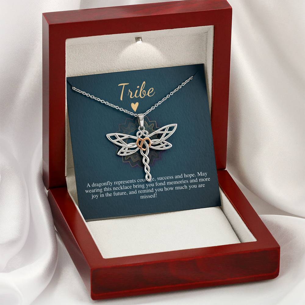 Tribe Necklace Gift for Friend, Gift for BFF, Gift for Best Friend, Friendship Jewelry, Friendship tribe christmas gift,Dragonfly Gift #0599