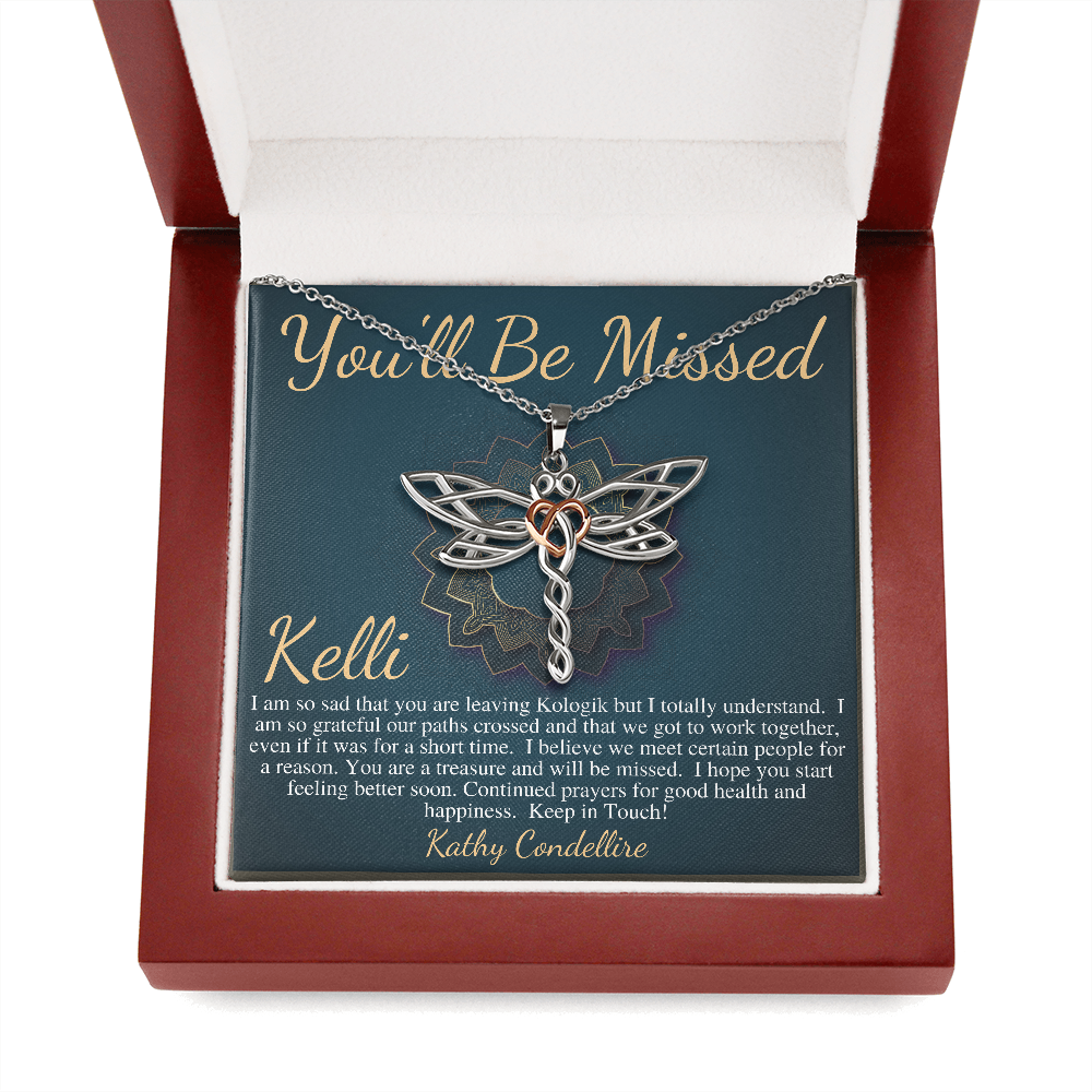 We Will Miss You Gift, Sentimental Gift for Coworker Leaving, Farewell Gift for Female Colleague, Long Distance Friend, BFF Gift #0585 Kelli