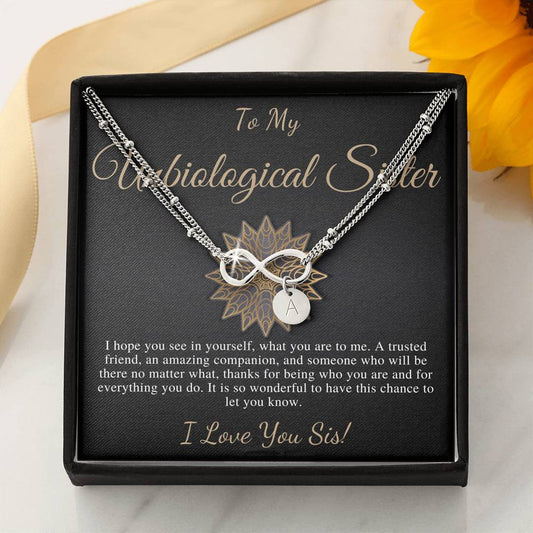 Unbiological Sister Bracelet, Soul Sister Bracelet, Personalized Best Friend Gift, Touching Gift For Best Friend, Gift for Best Friend #0420