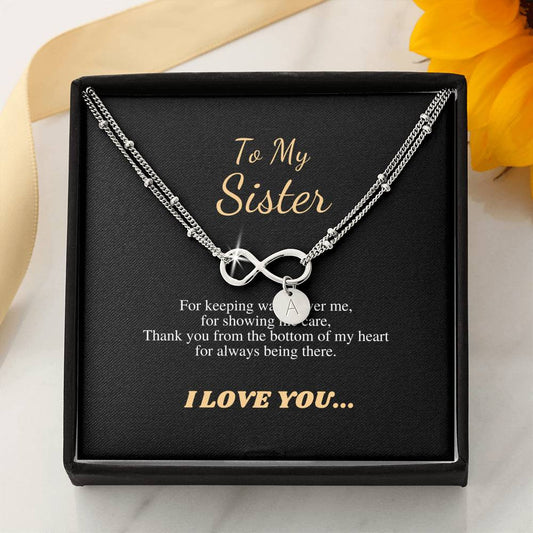 Big Sister Initial Bracelet Gift Sister Gifts Big Sister Birthday Gift for Big SisterJewelry Gift for Sister, Sister Christmas Gift #0533