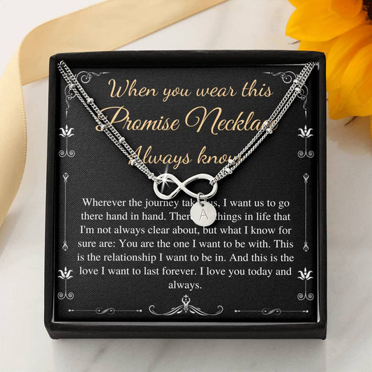 Necklace for Girlfriend, Valentines day gift for Girlfriend, Anniversary gift for Girlfriend, Promise necklace for girlfriend from Boyfriend