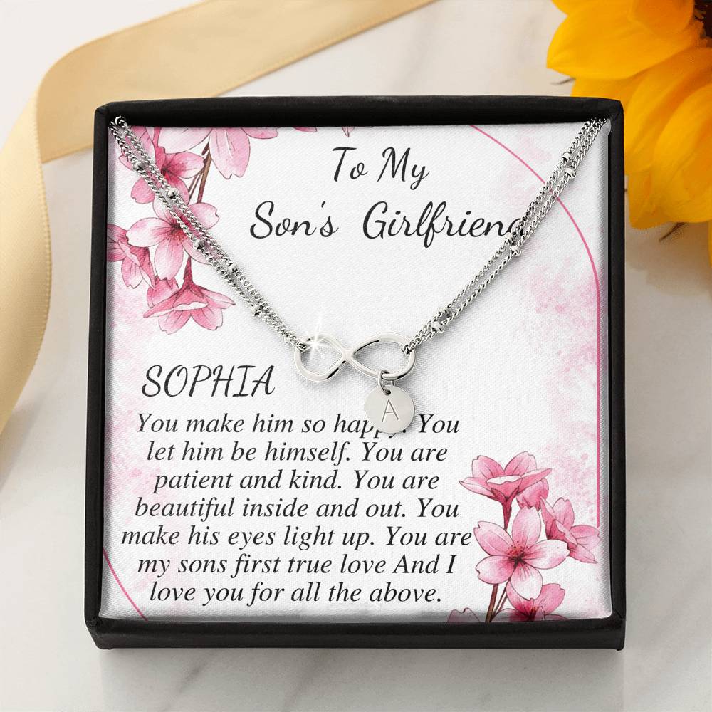 Son's Girlfriend's Birthday Gift, Bracelet For Son's Girlfriend, Bday Gift For Son's Girlfriend, Bonus Daughter, Son's GF Bracelet #0532